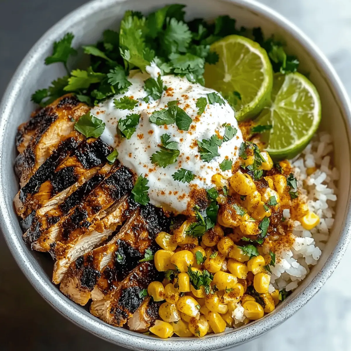 Delicious Street Corn Chicken Rice Bowl for Ultimate Comfort