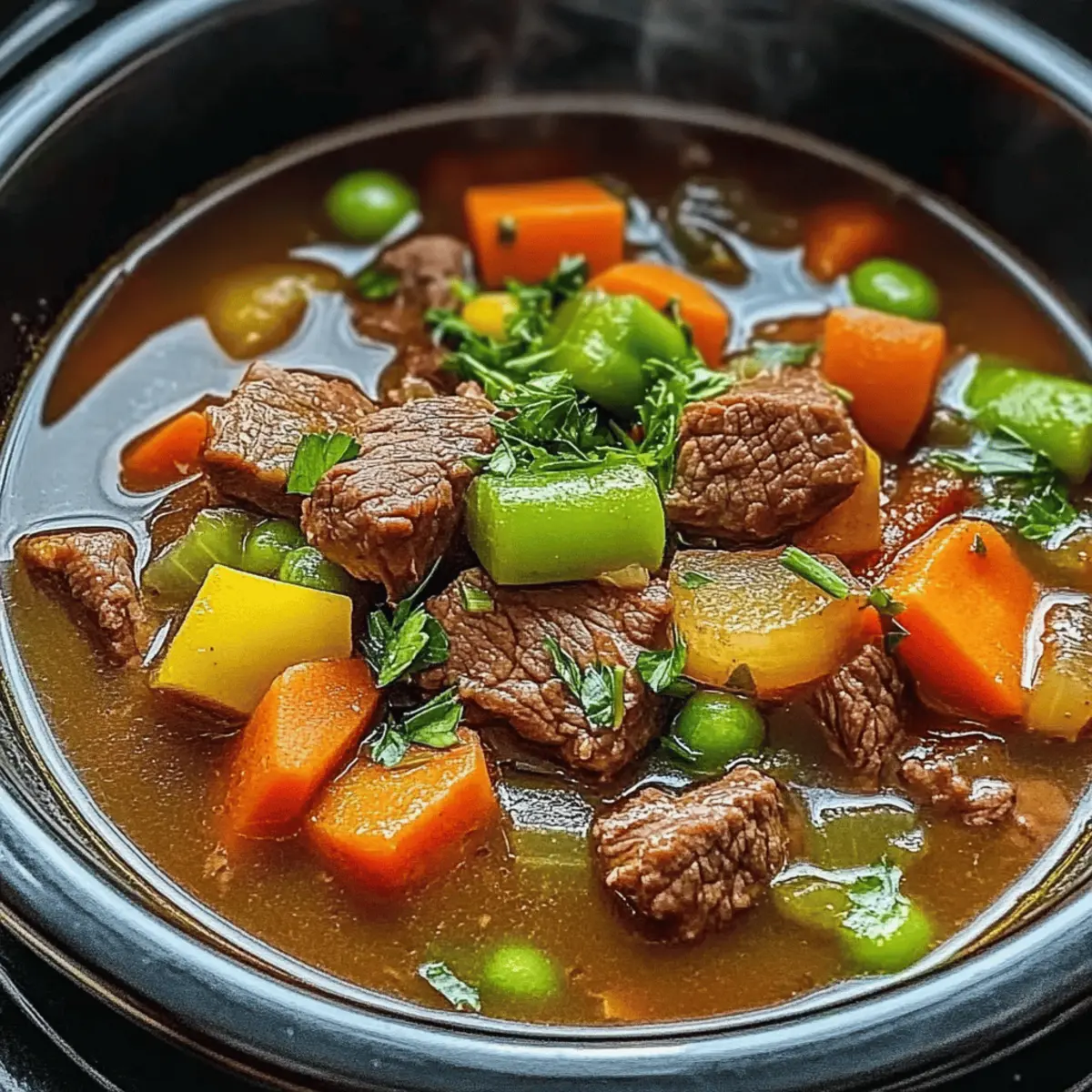 Hearty Vegetable Beef Soup for Cozy Nights In