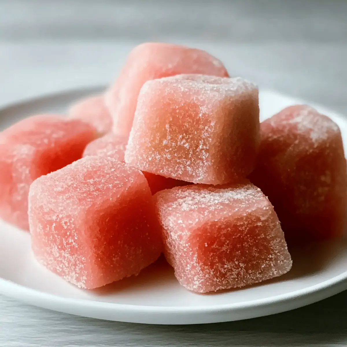 Delightfully Chewy Watermelon Mochi - A Fresh Summer Treat