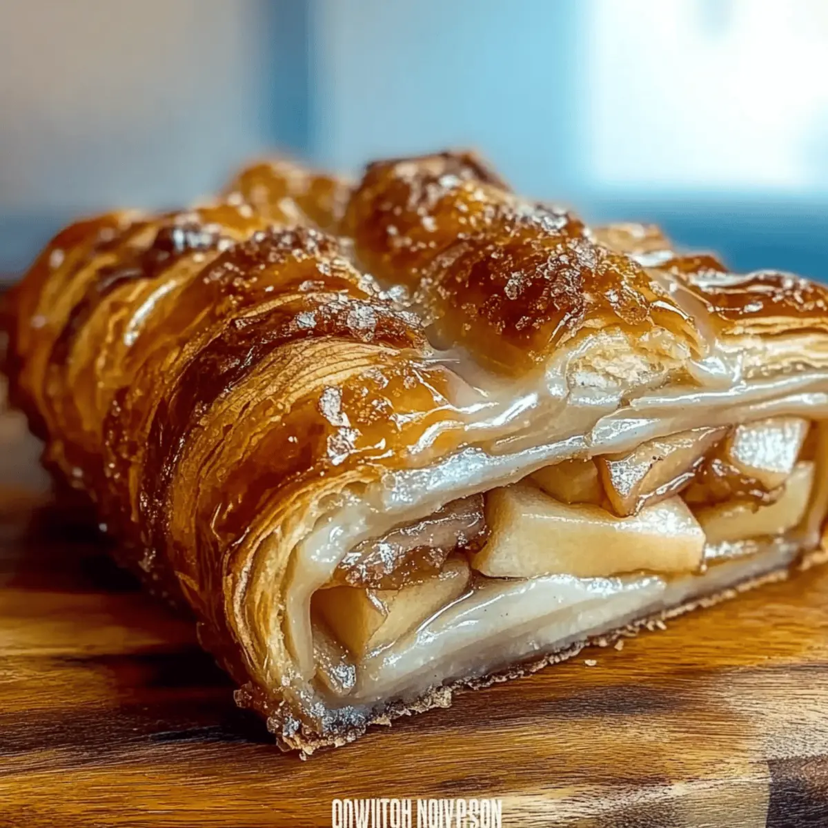 Delightful Wisconsin Apple Kringle with Spiced Apple Filling