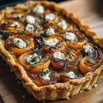 Caramelized Onion Butternut Squash Tart