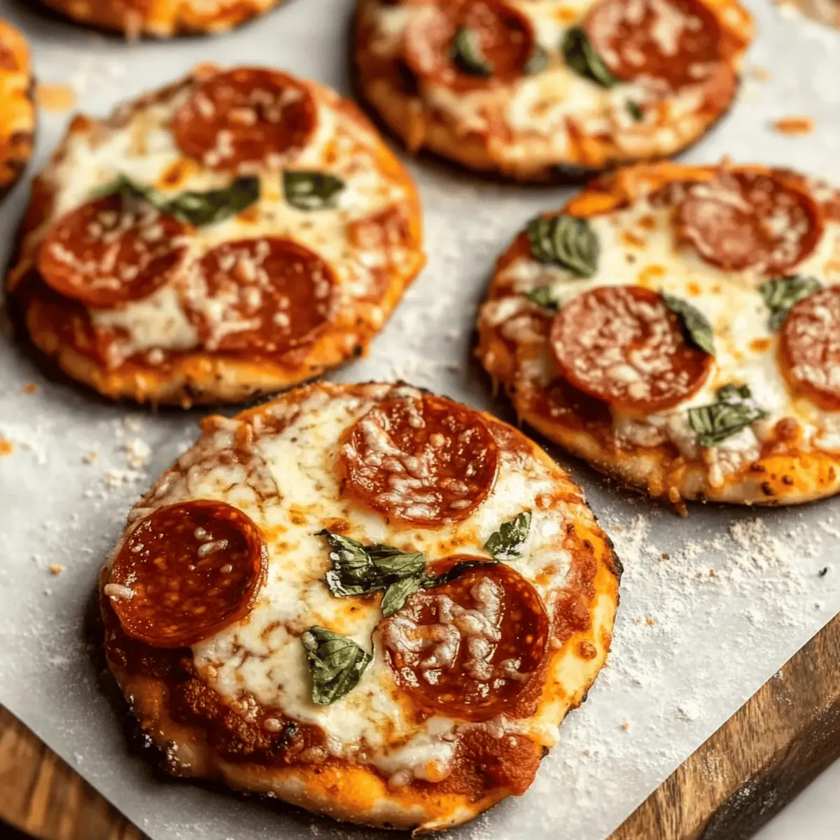 Savory 4-Ingredient Mini Pizzas in Just 20 Minutes!