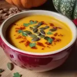 Autumn-Spiced Roasted Pumpkin Soup