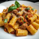 One Pot Spicy Rigatoni