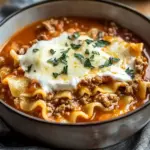 Crock Pot Lasagna Soup