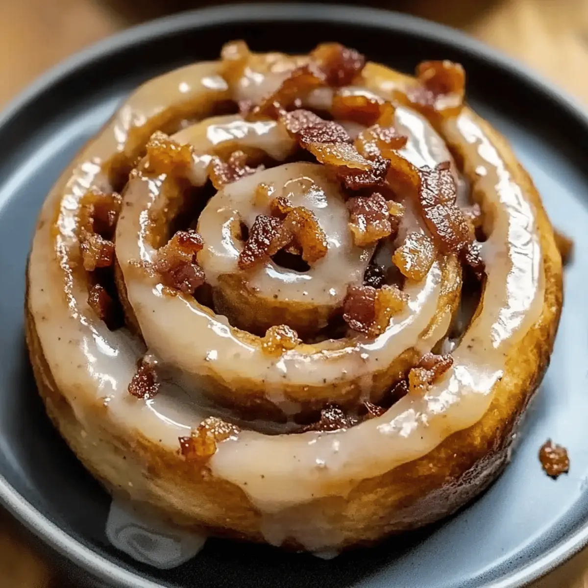 Bourbon Maple Beef Bacon Cinnamon Rolls: Sweet Meets Savory Bliss