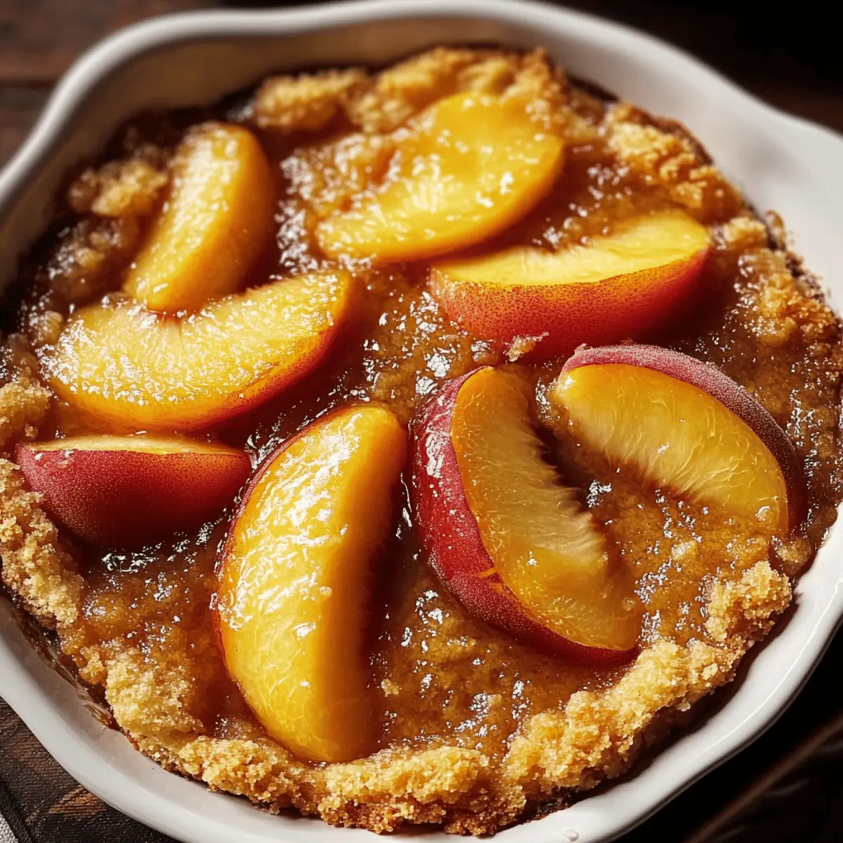 Brown Sugar Peach Cobbler - Sweet Comfort for Summer Nights