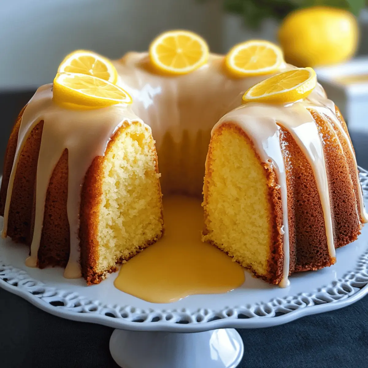 Lemon Bundt Cake: Zesty Delight with a Silky Glaze