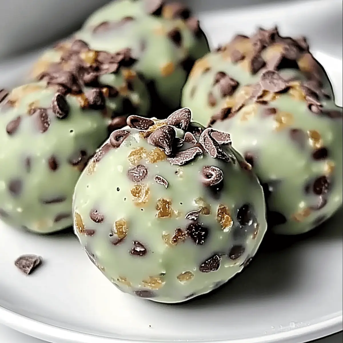 Mint Chocolate Chip Protein Balls for Guilt-Free Snacking
