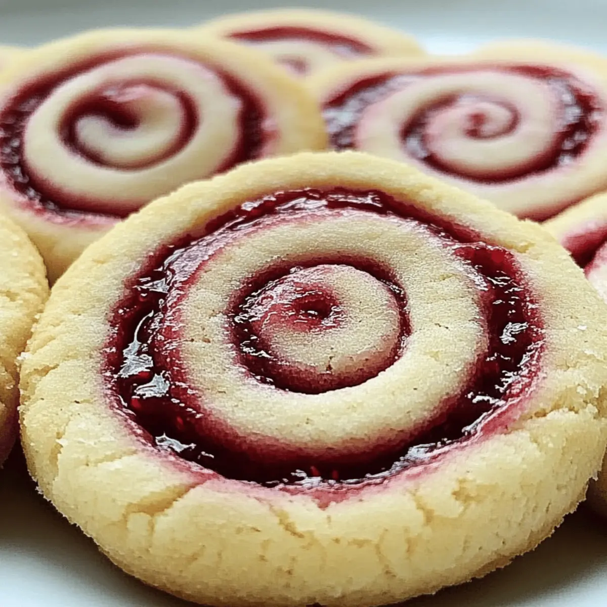 Raspberry Swirl Shortbread Cookies That Melt in Your Mouth