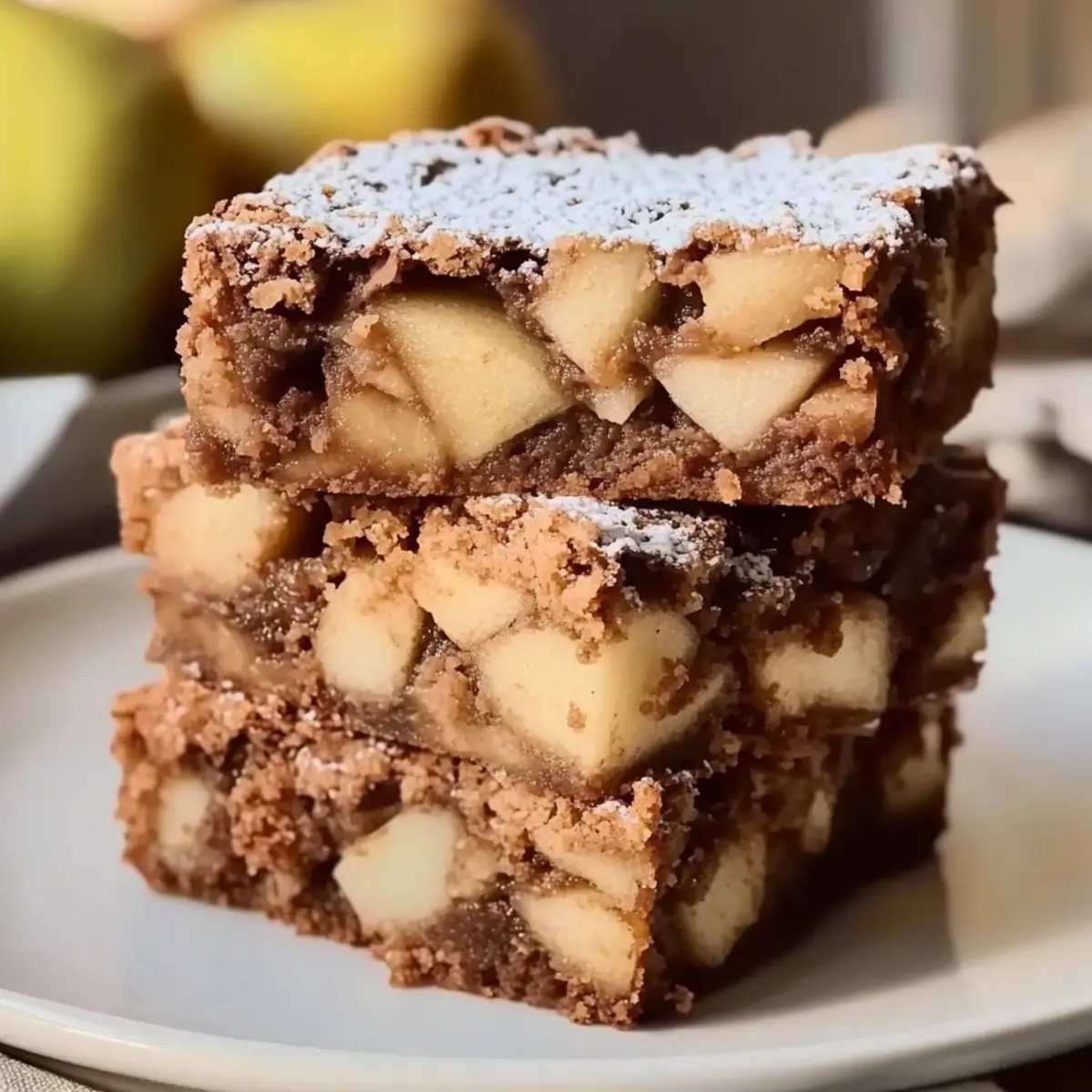 Easy Apple Brownies Perfect For Fall Baking Bliss