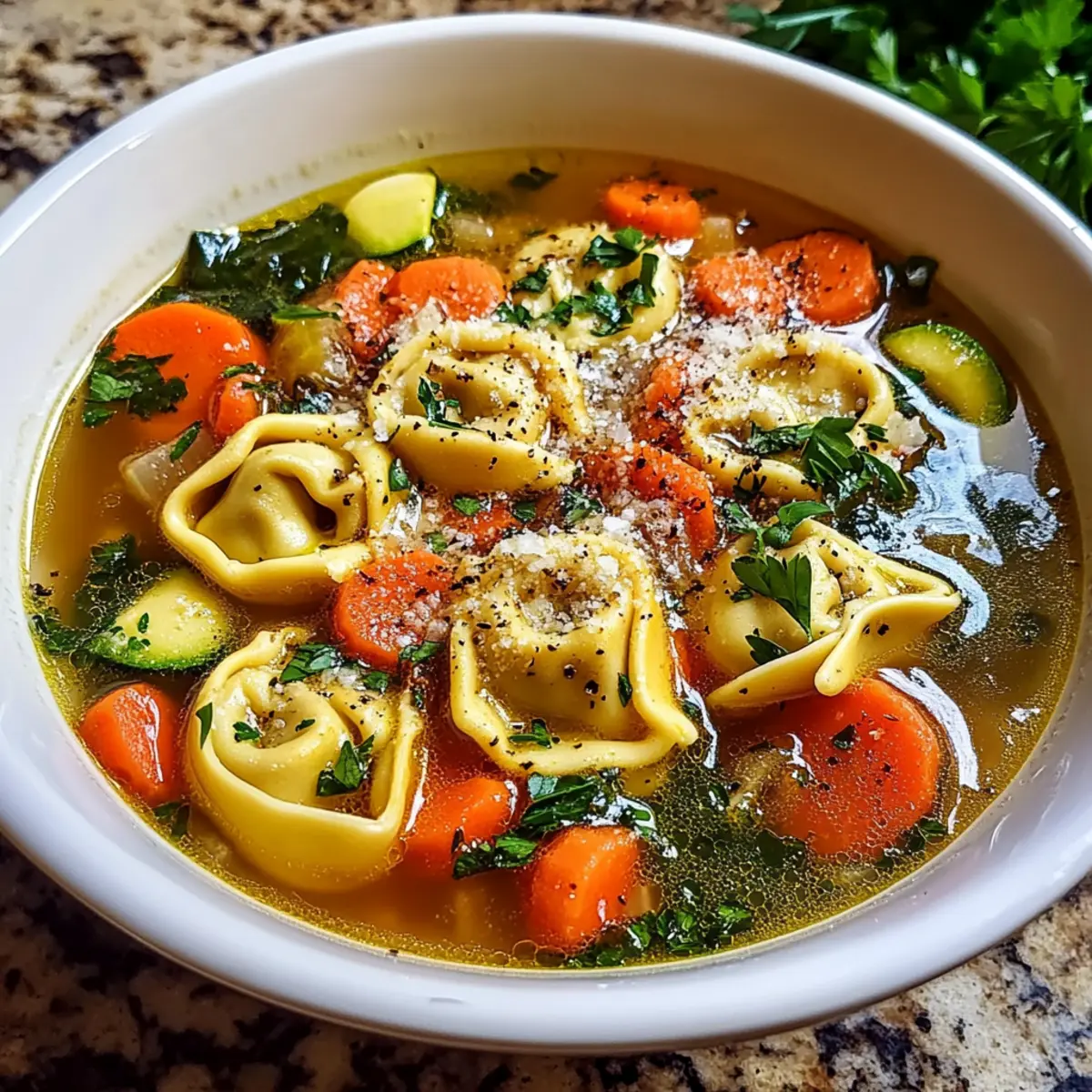 Hearty Healthy Tortellini Soup for Cozy Comfort Nights