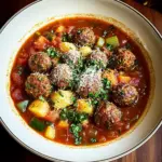 Hearty Spiced Italian Meatball Stew