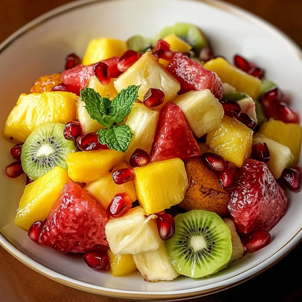 Delicious Tropical Fruit Salad with Citrus Zest in 15 Minutes
