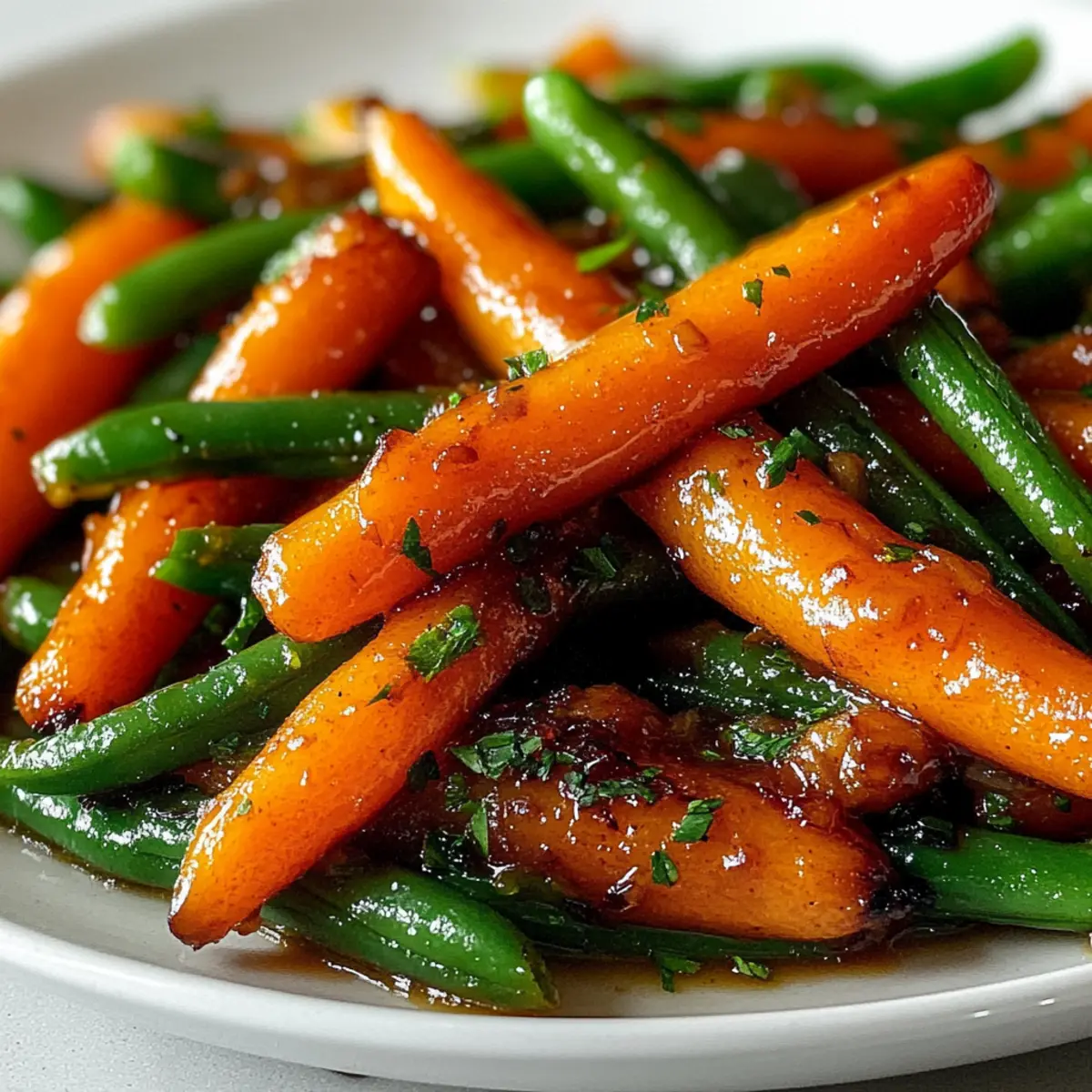 Honey Glazed Carrots & Green Beans: Sweet, Savory Perfection