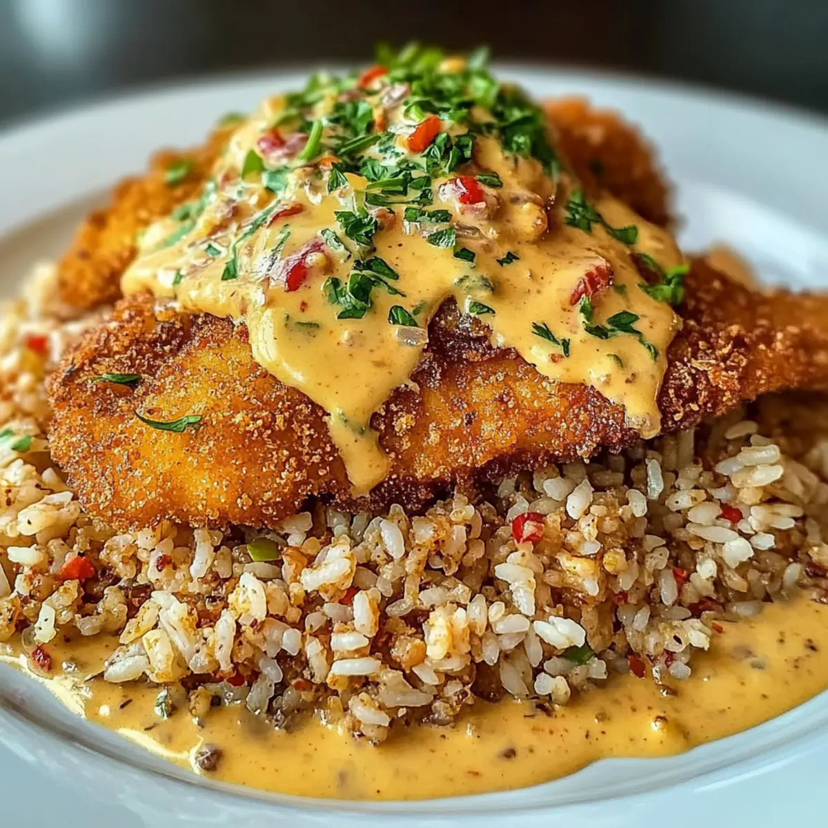 Delicious Rice with Cajun Crawfish Cream Sauce Awaits You