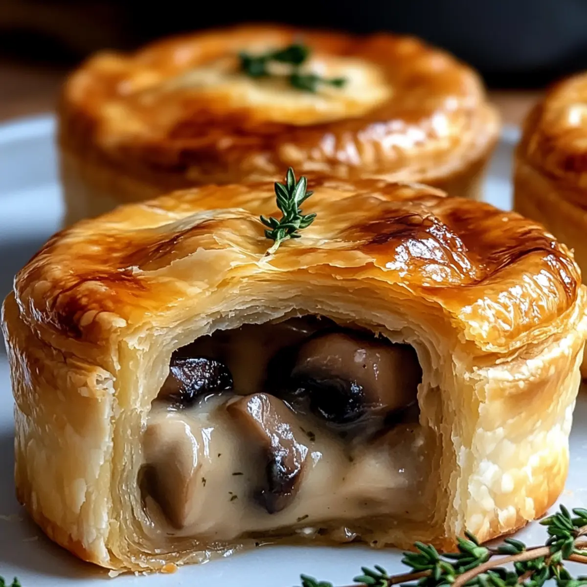 Heavenly Mini Mushroom & Gruyère Pot Pies for Cozy Nights