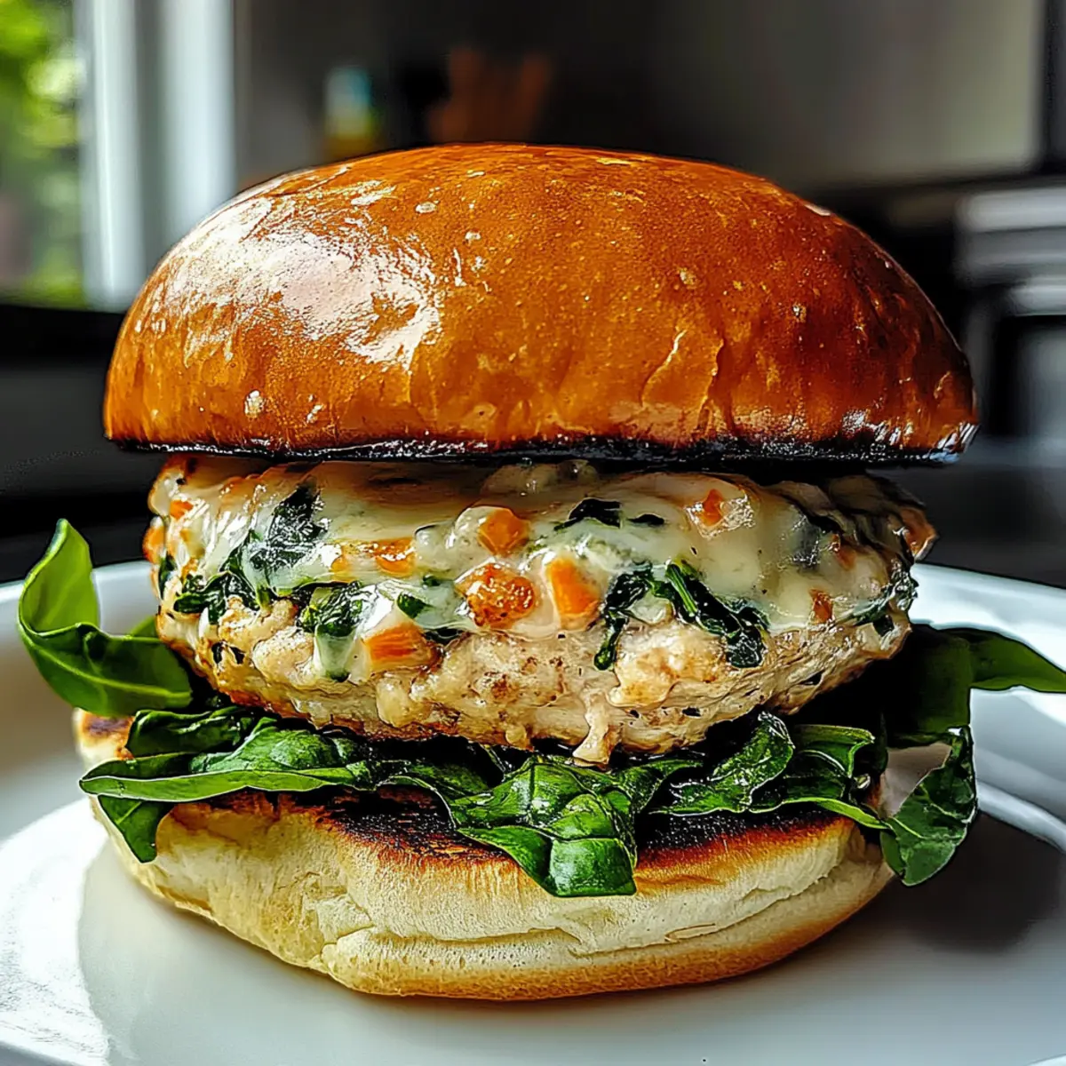 Savory White Cheddar and Spinach Chicken Burgers You’ll Love
