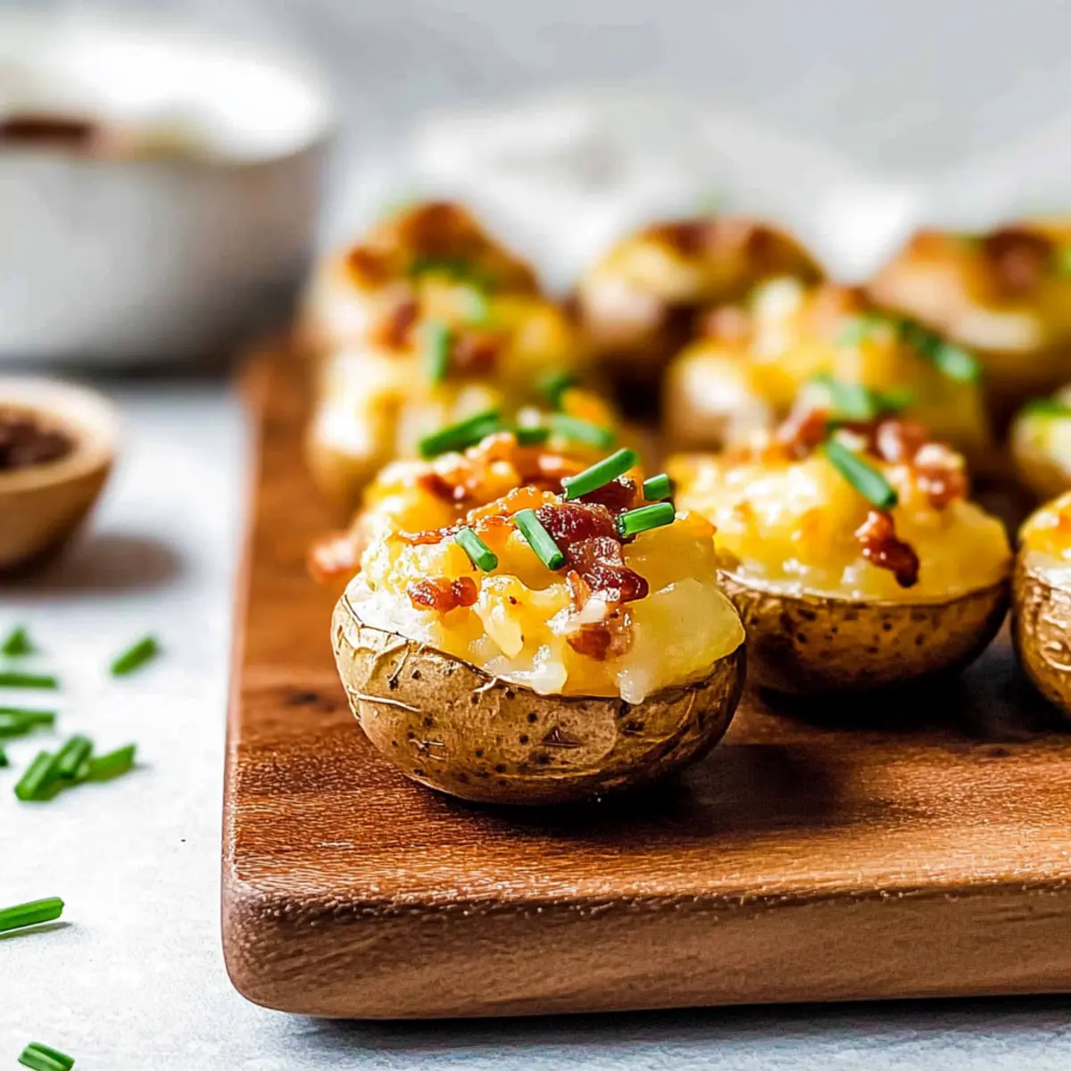 Mini Loaded Baked Potato Bites for Flavorful Gatherings