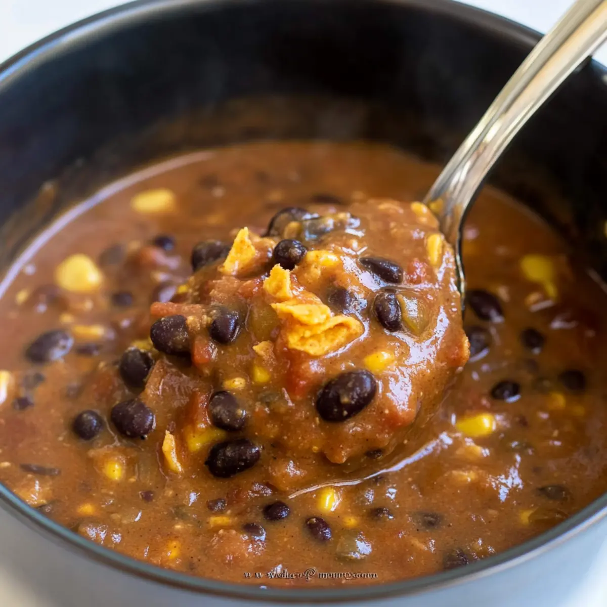 Black Bean Enchilada Soup: Comforting Plant-Based Goodness
