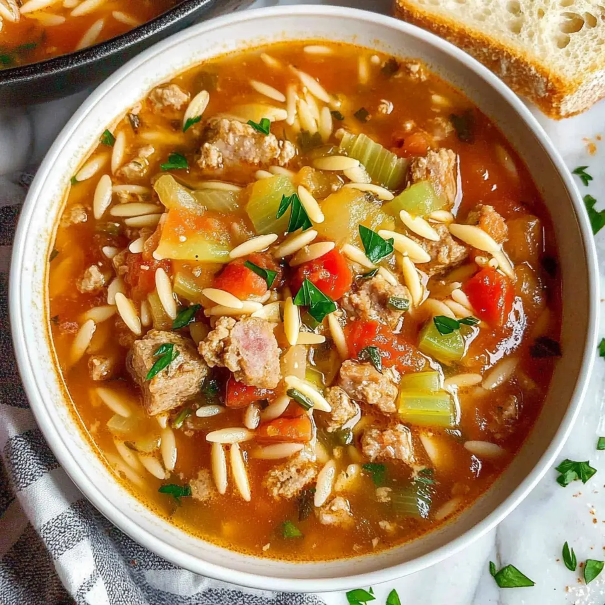 Hearty Italian Sausage Soup for a Cozy Dinner Tonight