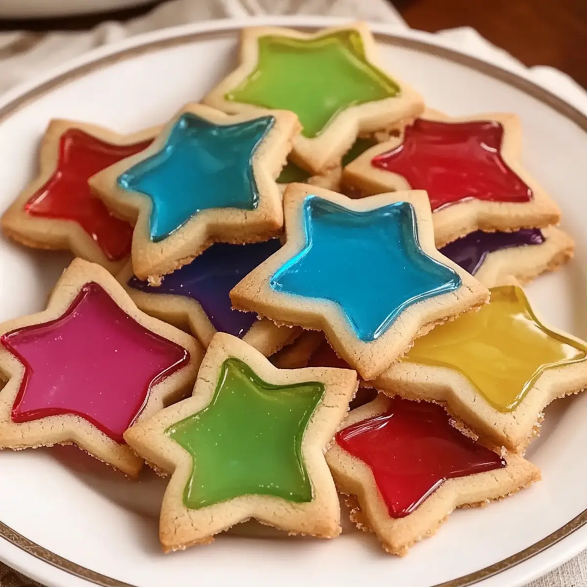 Vibrant Stained Glass Cookies That Will Dazzle Your Guests