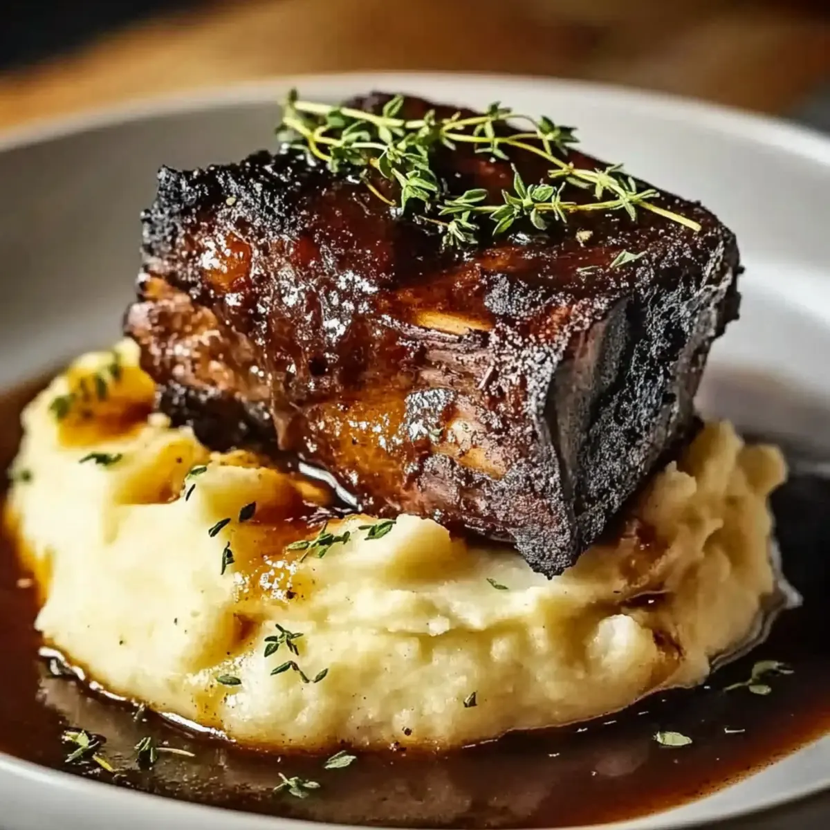 Braised Short Ribs with Mashed Potatoes: A Cozy Family Feast