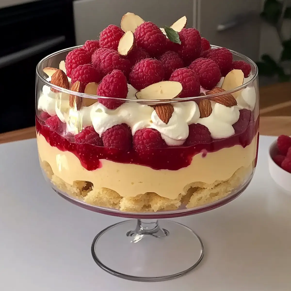 Raspberry and Almond Trifle: A Sweetly Elegant Dessert Delight