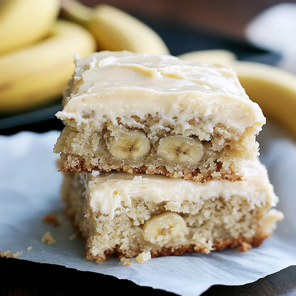 Sour Cream Banana Bars That Melt in Your Mouth