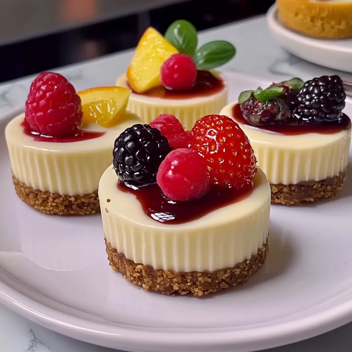 Irresistibly Creamy Mini Cheesecakes for Any Occasion