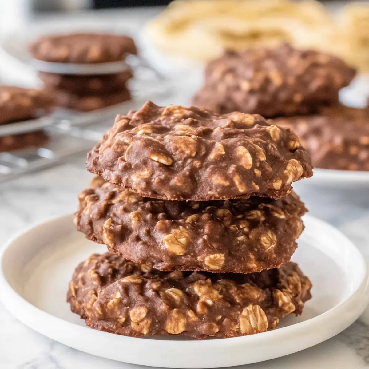 No Bake Cookies – Chewy Chocolatey Goodness in Minutes