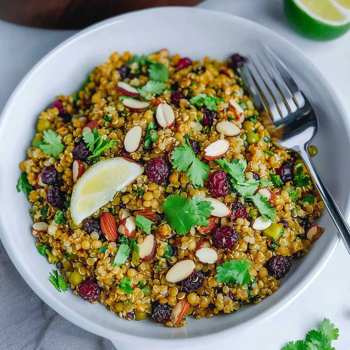 Sweet & Spiced Quinoa Lentil Salad for Vibrant Flavor Bliss