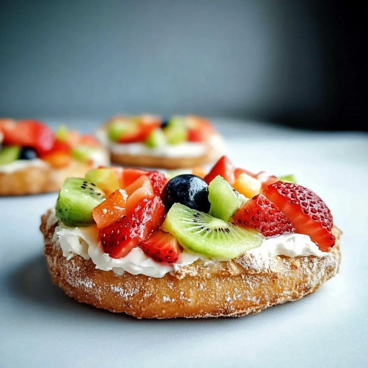 Bagel Fruit Pizzas That Kids Will Love and Devour