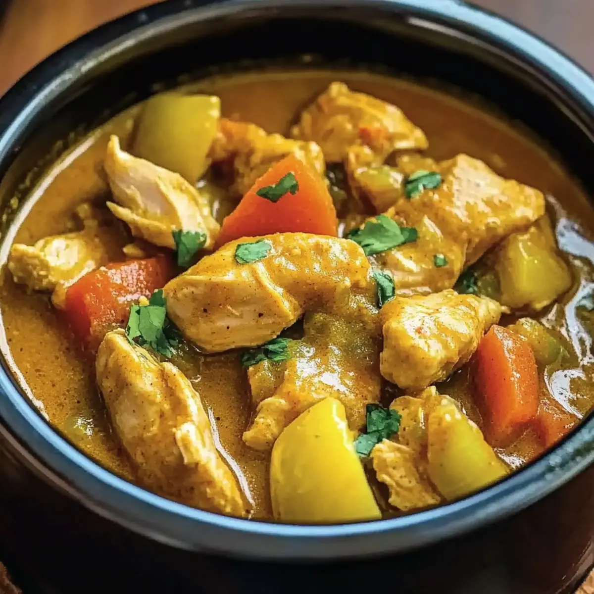 Savor the Comfort: Easy Slow Cooker Chicken Curry Magic