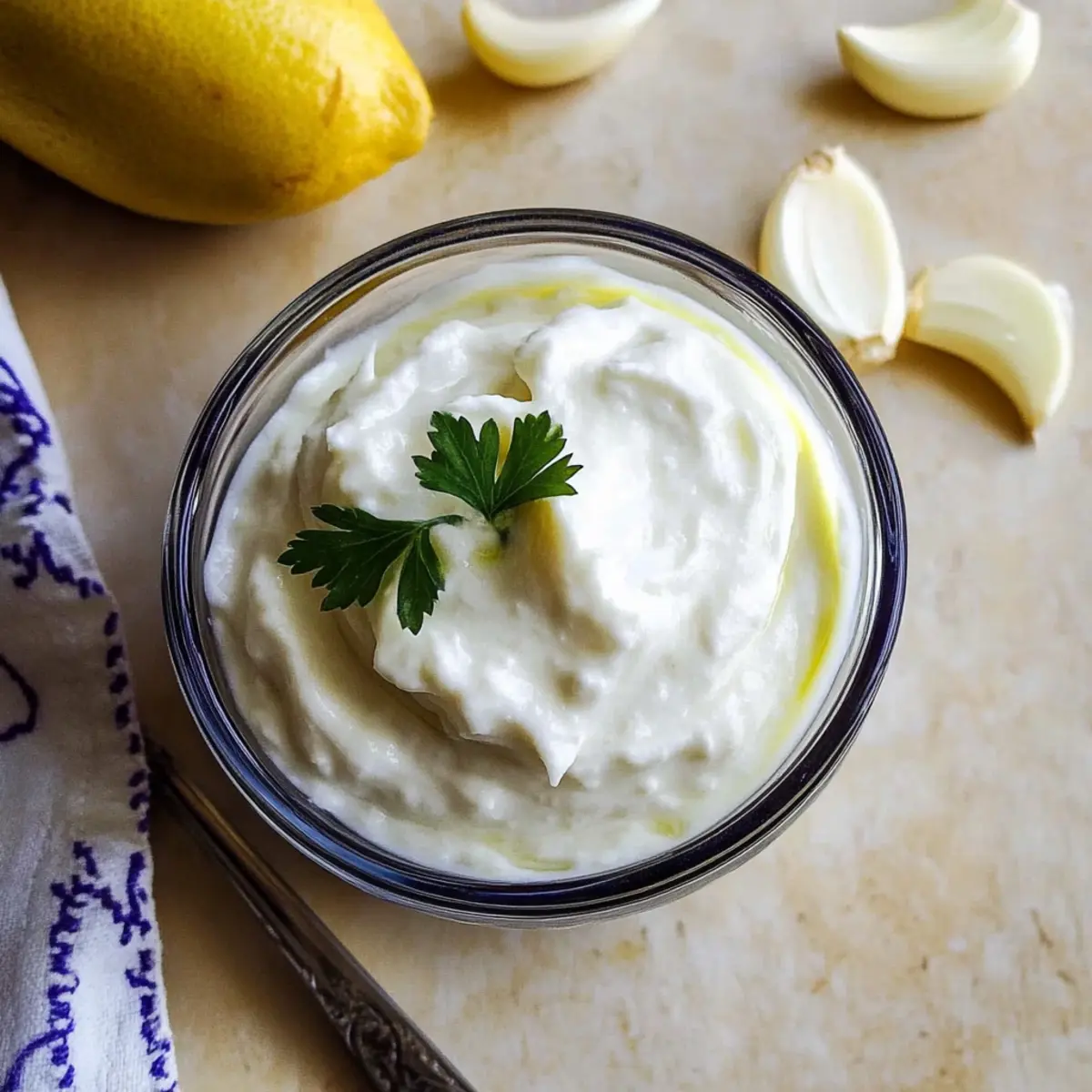 5-Minute Fluffy Toum: Garlic Bliss Without a Food Processor