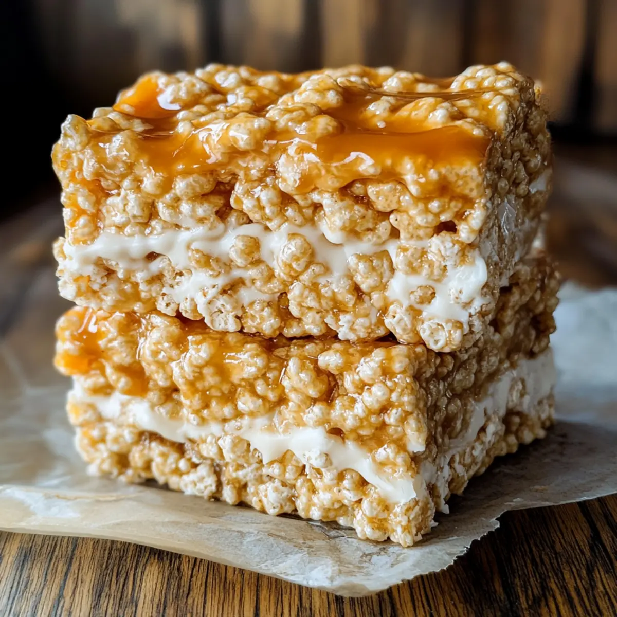 Decadent Dulce de Leche Rice Krispie Treats to Swoon Over