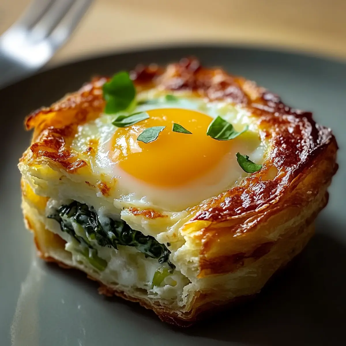 Baked Eggs Napoleon: Flaky Pastry Brunch Heaven Awaits