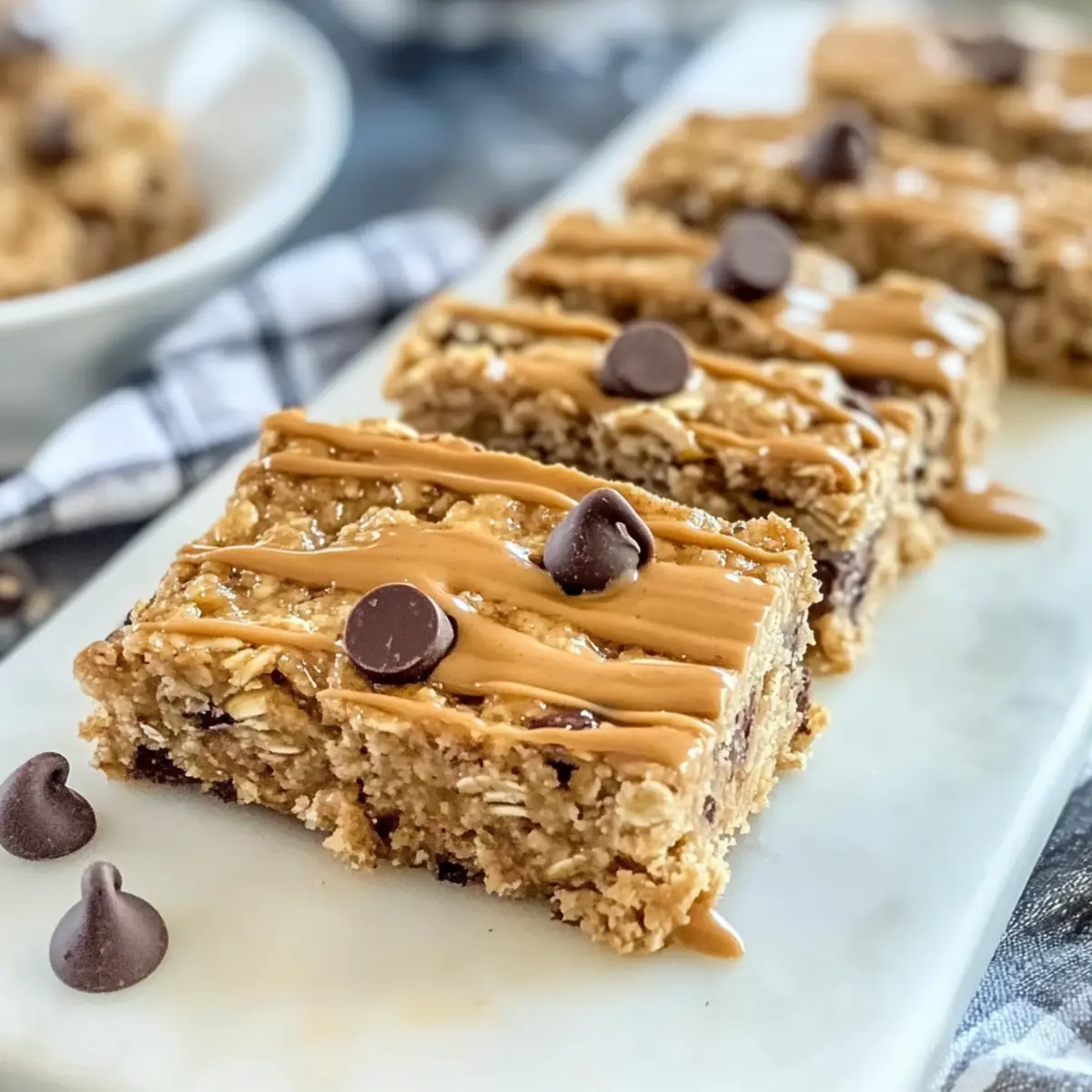 Peanut Butter Oatmeal Breakfast Bars That Kids Will Love