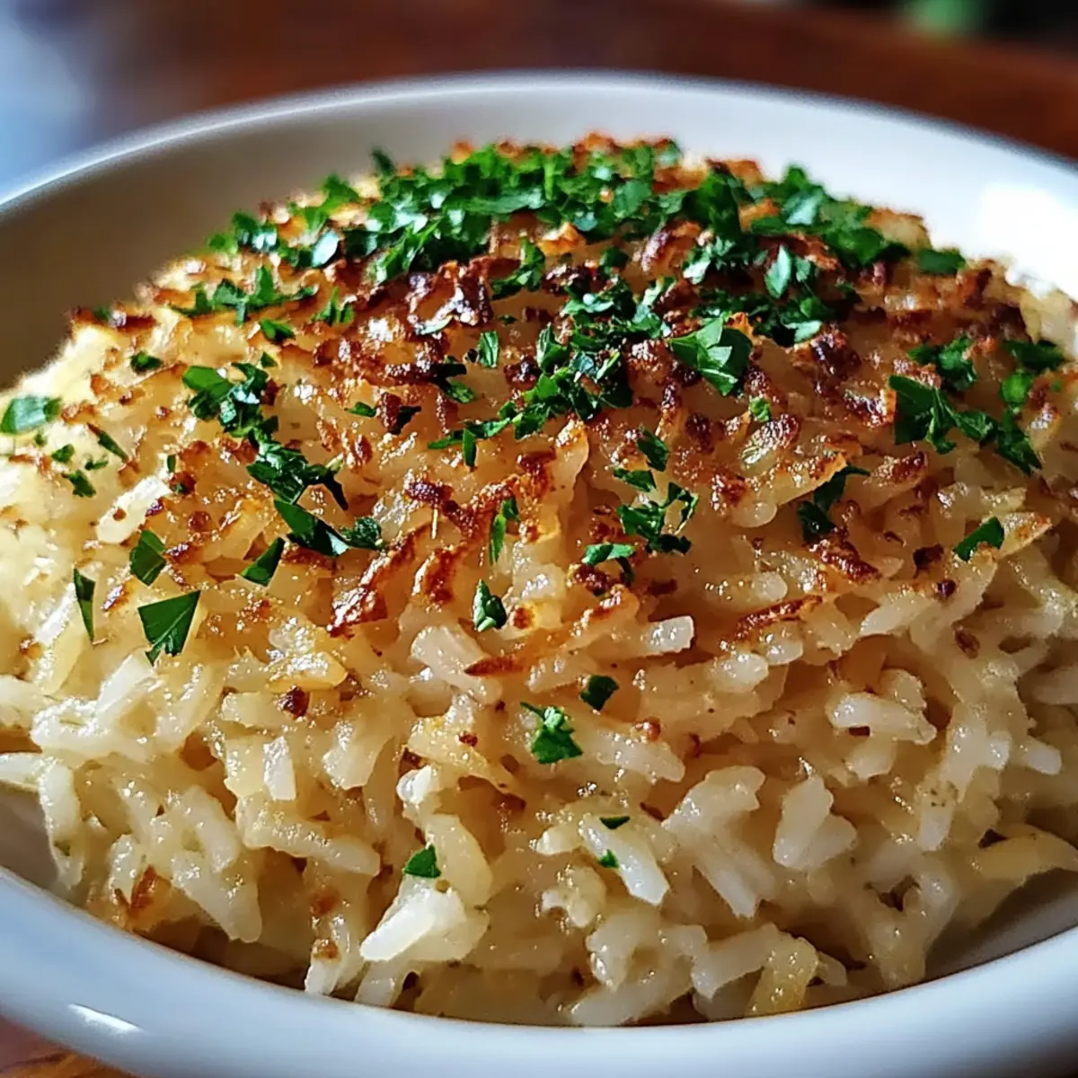 Creamy Garlic Parmesan Rice That Elevates Any Meal