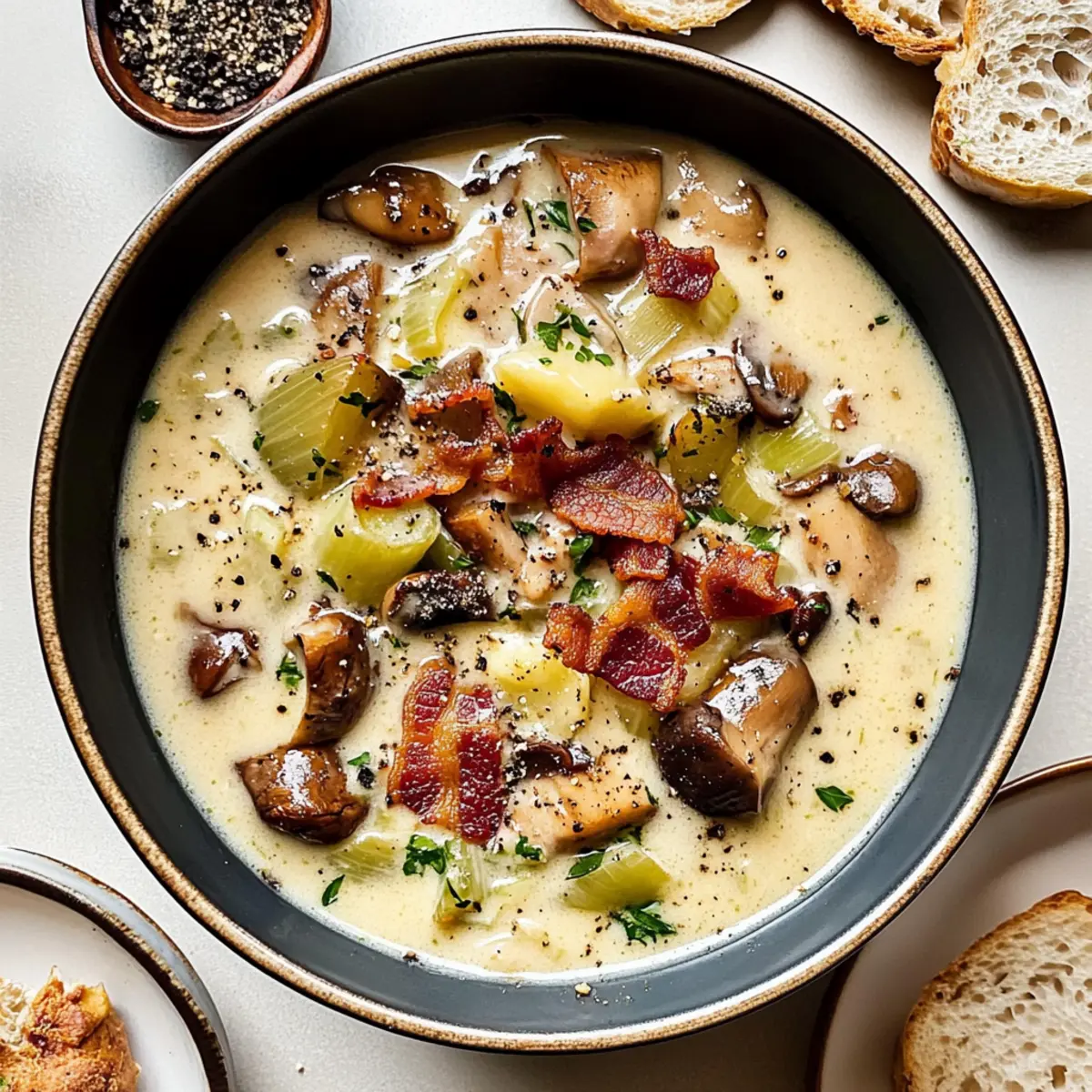 Creamy Wild Mushroom Chowder to Warm Your Soul