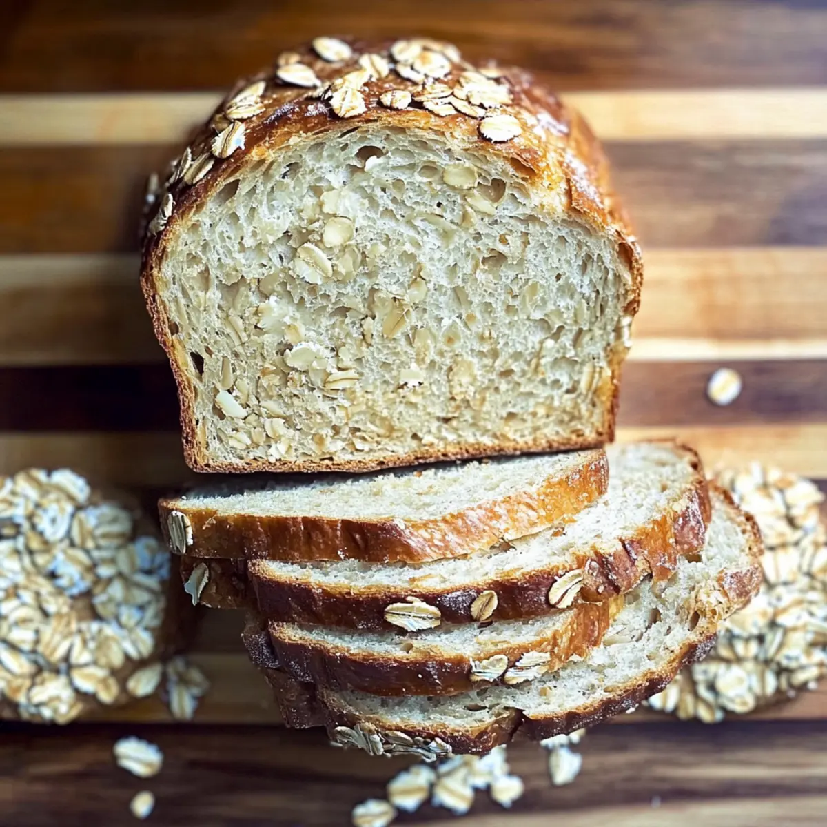 No-Knead Maple Oat Bread for Effortless Baking Delight