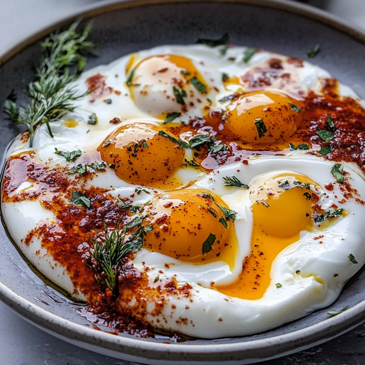 Irresistible Turkish Eggs (Cilbir) with Spiced Butter Sauce