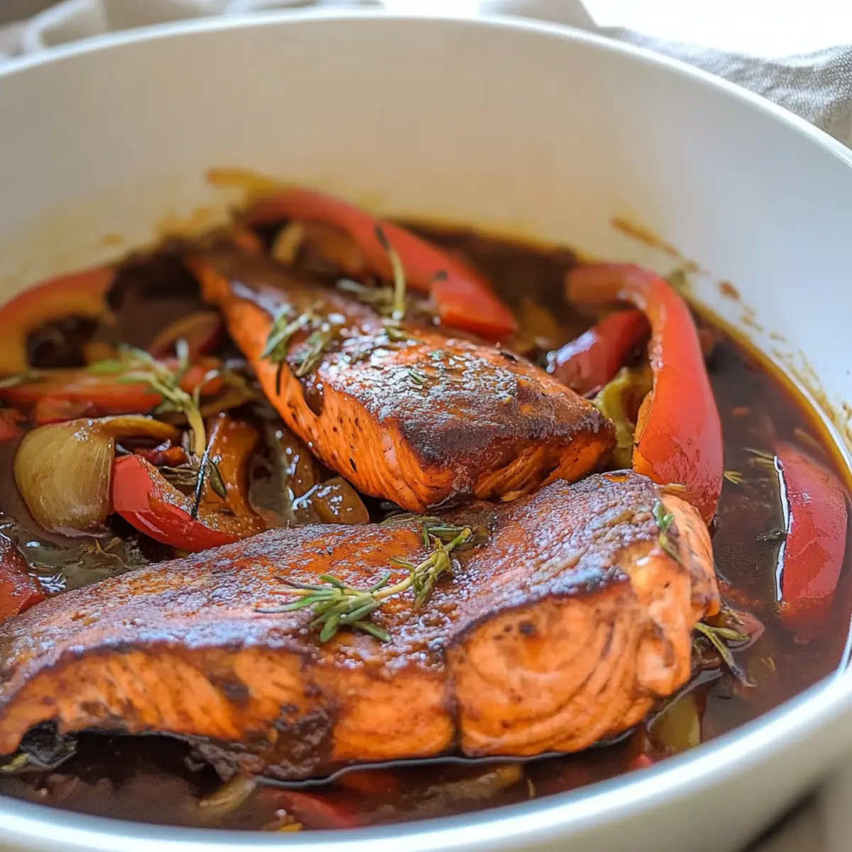 Savory Brown Stew Salmon for a Cozy Caribbean Feast