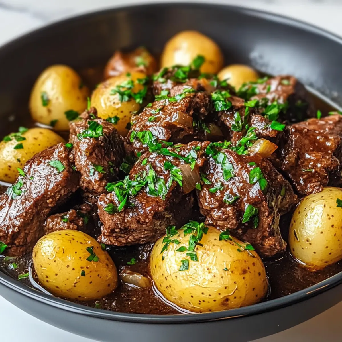 Amazing Garlic Butter Beef with Potatoes for Cozy Nights