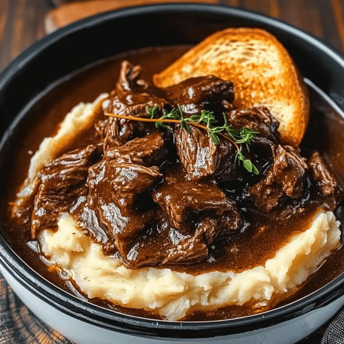 Hearty Slow Cooker Beef Manhattan: Comfort Food Redefined