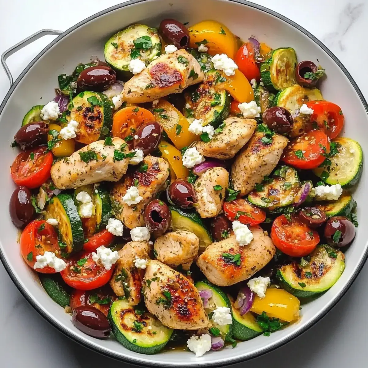 Mediterranean Chicken Stir Fry: A Colorful, Healthy Delight