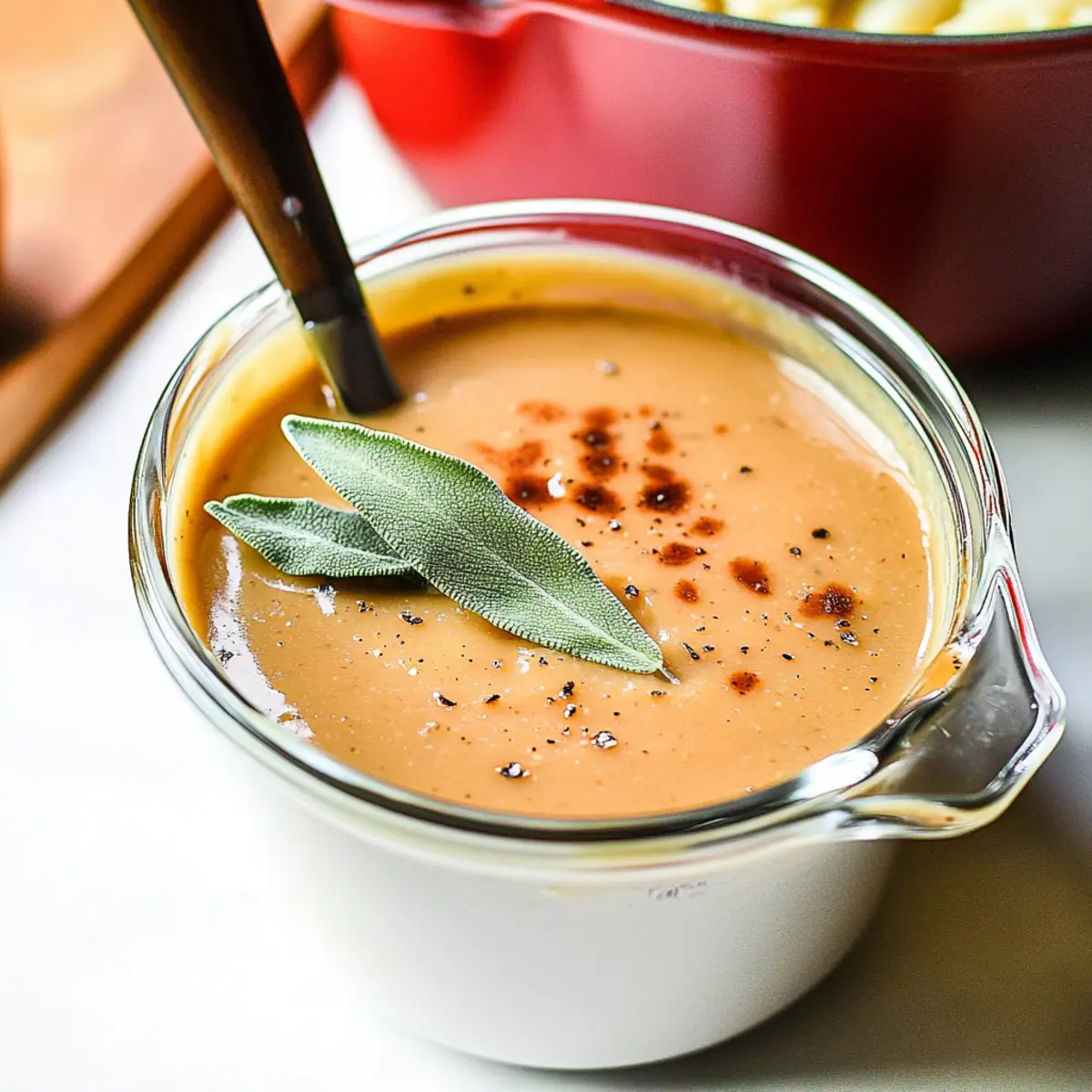 Cider and Sage Gravy: Your Must-Have Make-Ahead Feast Sauce