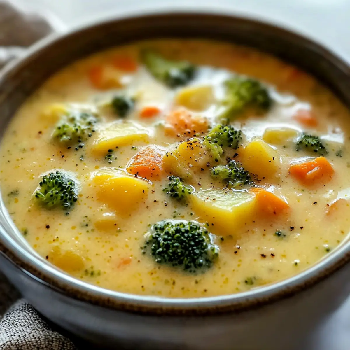 Creamy Potato Broccoli Cheddar Soup for Cozy Nights