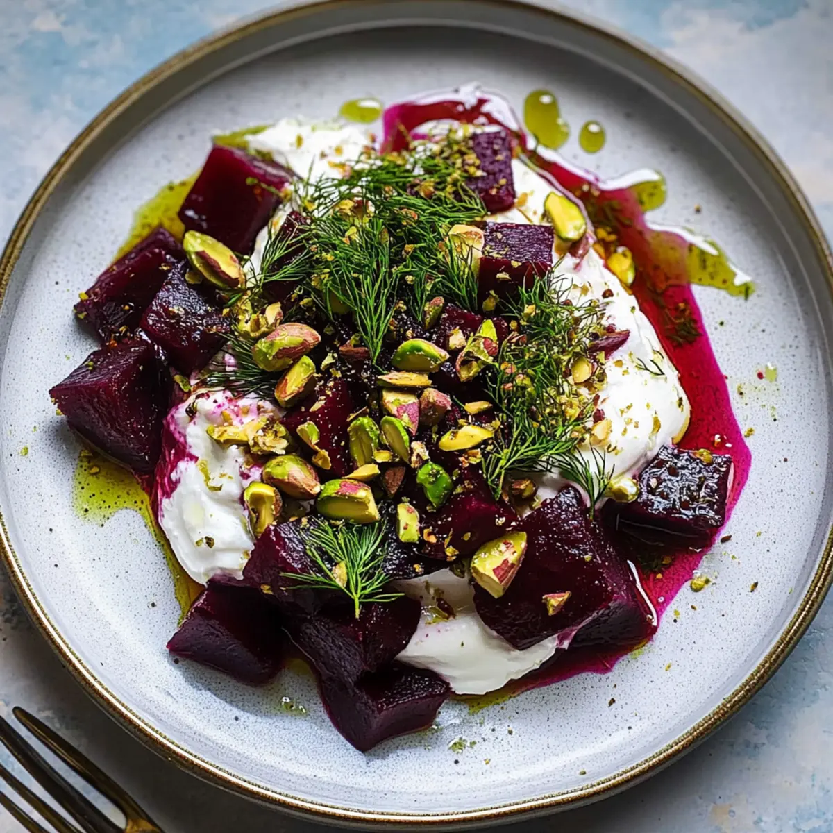Creamy Whipped Feta with Beetroot for a Vibrant Twist
