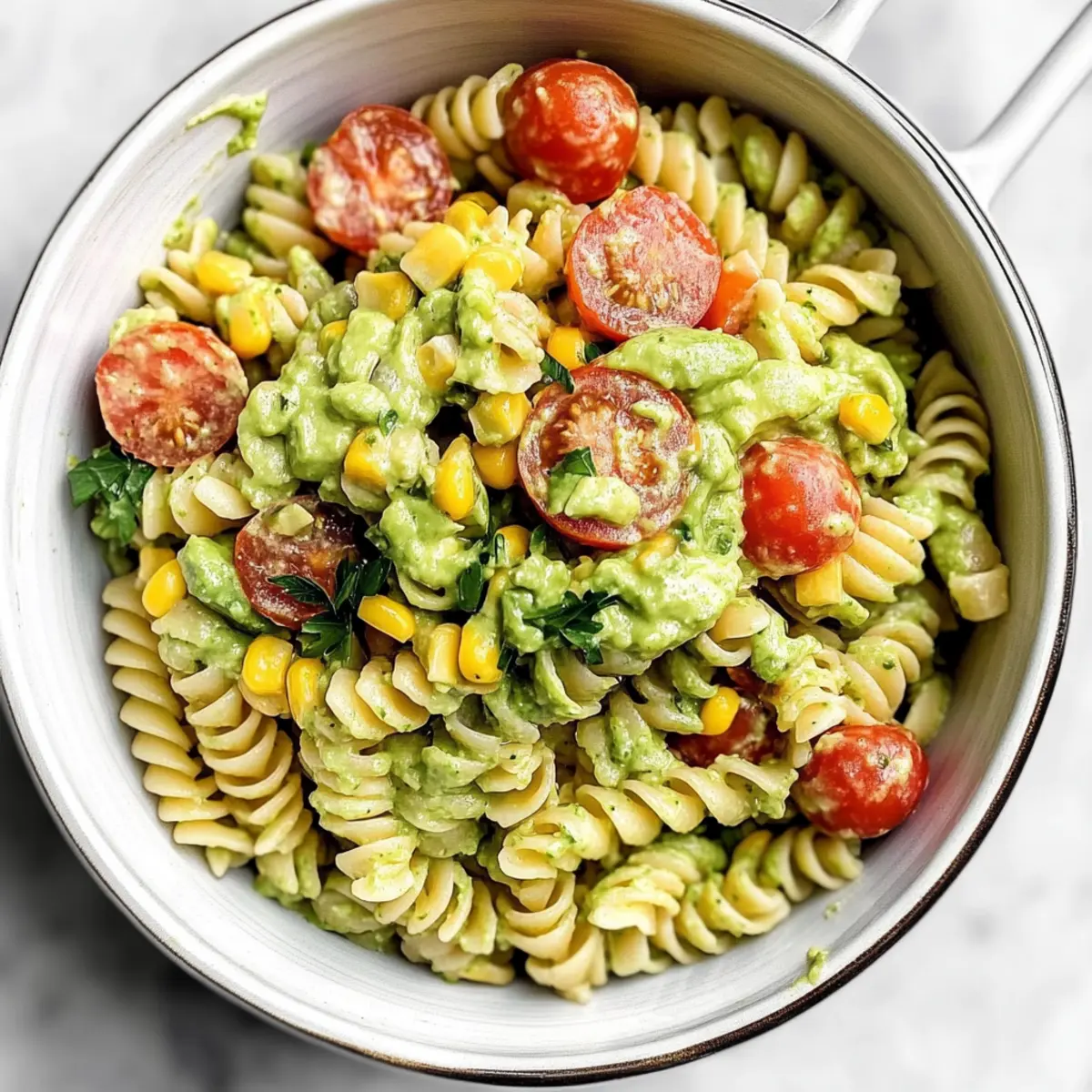 Deliciously Creamy Healthy Avocado Pasta Salad in 30 Minutes